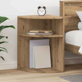 vidaXL Bijzettafel Wit 29,6 x 29,6 x 60 cm Bewerkt hout