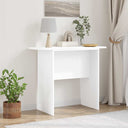 vidaXL Wandtafel Wit 93 x 40 x 75 cm Bewerkt hout
