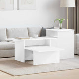 vidaXL Wandtafel Wit 91,5 x 35 x 38,5 cm Bewerkt hout