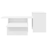 vidaXL Wandtafel Wit 91,5 x 35 x 38,5 cm Bewerkt hout