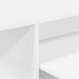 vidaXL Wandtafel Wit 91,5 x 35 x 38,5 cm Bewerkt hout