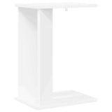vidaXL Side Table White 35 x 25 x 50 cm Engineered Wood