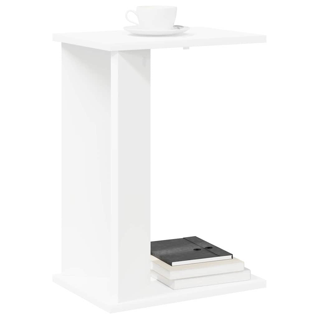 vidaXL Side Table White 35 x 25 x 50 cm Engineered Wood