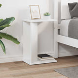 vidaXL Side Table White 35 x 25 x 50 cm Engineered Wood