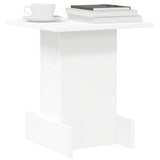 vidaXL Bijzettafel Wit 35,5 x 35 x 40 cm Bewerkt hout