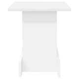 vidaXL Bijzettafel Wit 35,5 x 35 x 40 cm Bewerkt hout