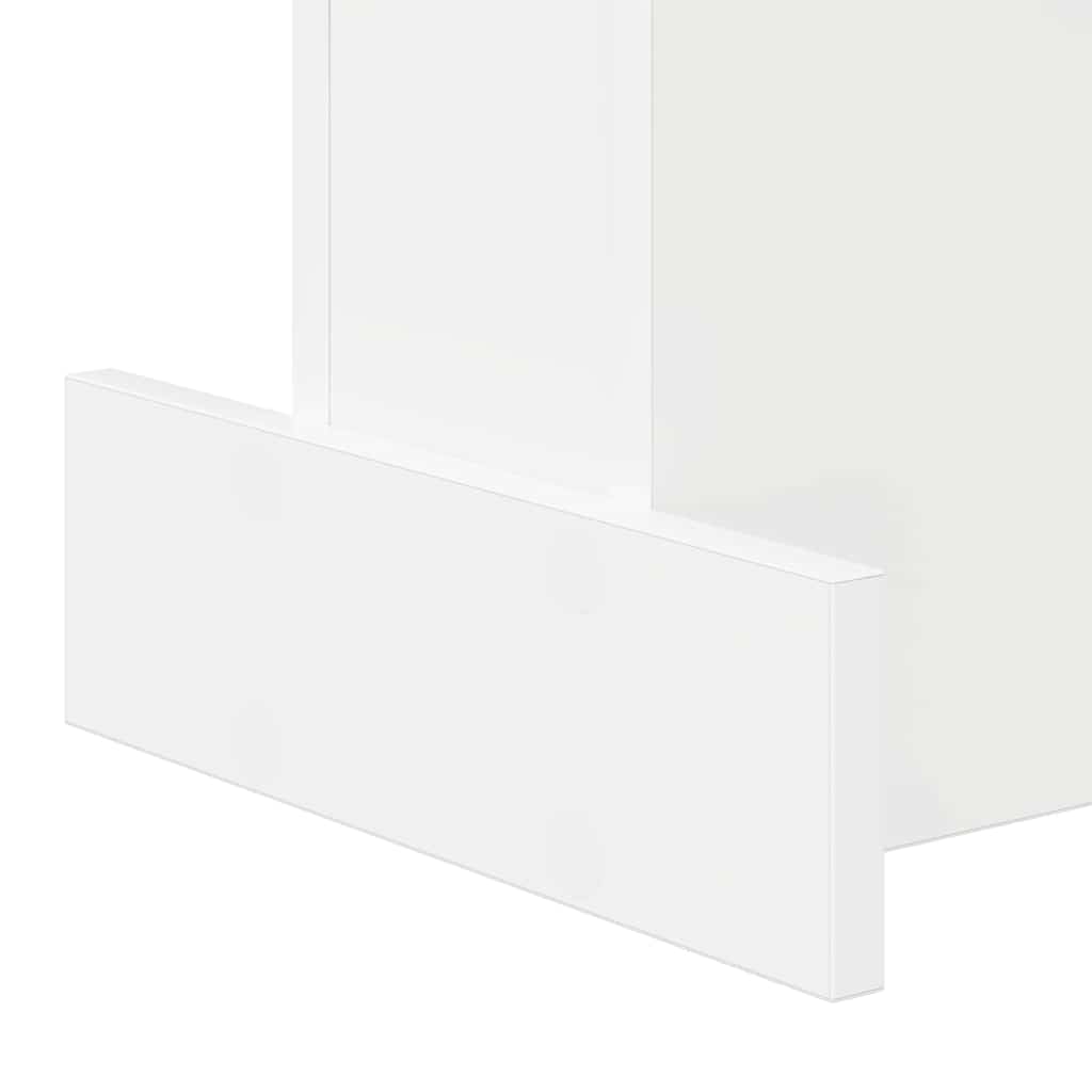 vidaXL Bijzettafel Wit 35,5 x 35 x 40 cm Bewerkt hout