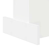 vidaXL Bijzettafel Wit 35,5 x 35 x 40 cm Bewerkt hout