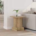 vidaXL Bijzettafel Wit 35,5 x 35 x 40 cm Bewerkt hout