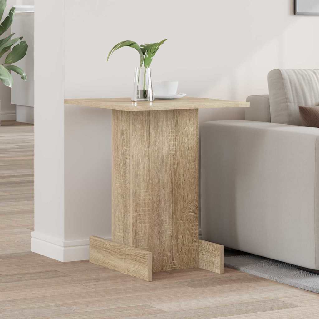 vidaXL Bijzettafel Wit 35,5 x 35 x 40 cm Bewerkt hout