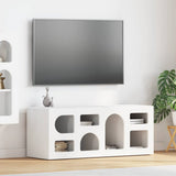 vidaXL TV Kast Wit 100 x 35 x 40 cm Bewerkt hout