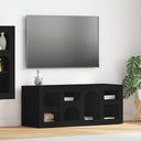 vidaXL TV Kast Wit 100 x 35 x 40 cm Bewerkt hout
