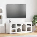 vidaXL TV Kast Wit 100 x 35 x 40 cm Bewerkt hout