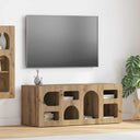 vidaXL TV Kast Wit 100 x 35 x 40 cm Bewerkt hout
