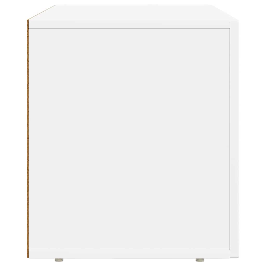 vidaXL TV Kast Wit 80 x 35 x 40 cm Bewerkt hout