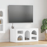 vidaXL TV Kast Wit 80 x 35 x 40 cm Bewerkt hout