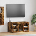 vidaXL TV Kast Wit 80 x 35 x 40 cm Bewerkt hout