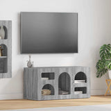 vidaXL TV Kast Wit 80 x 35 x 40 cm Bewerkt hout