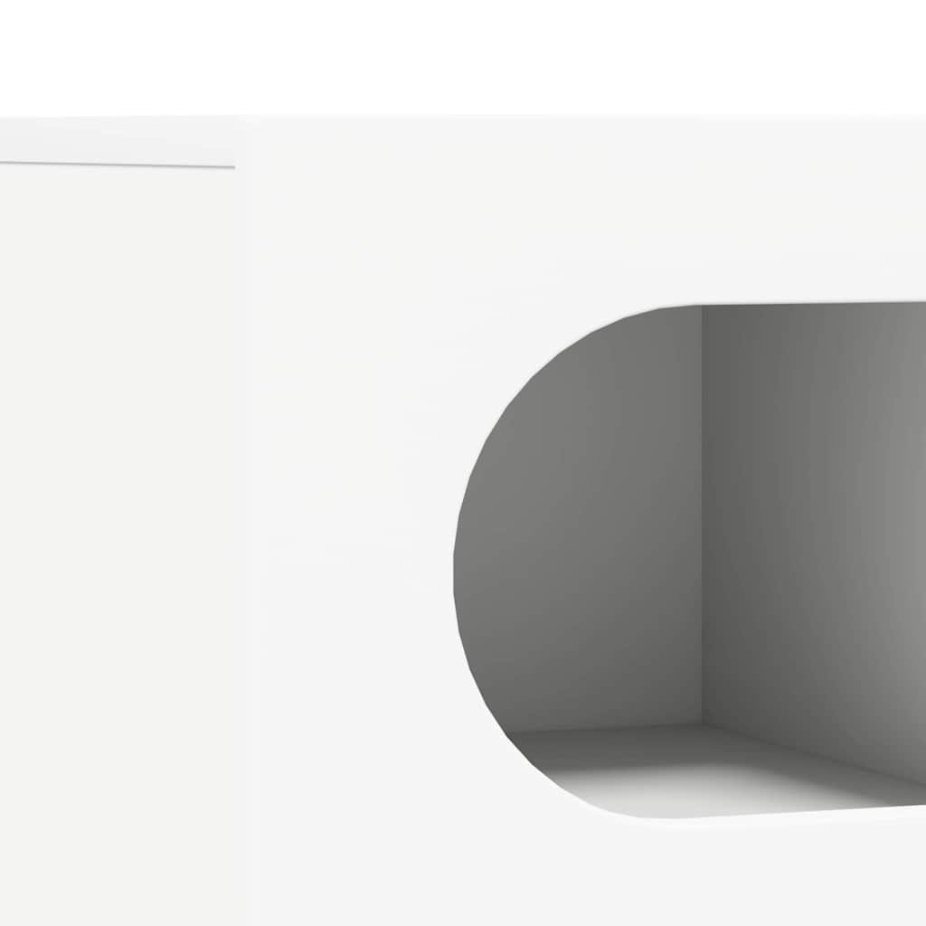 vidaXL TV Cabinet White 60 x 35 x 40 cm Engineered Wood