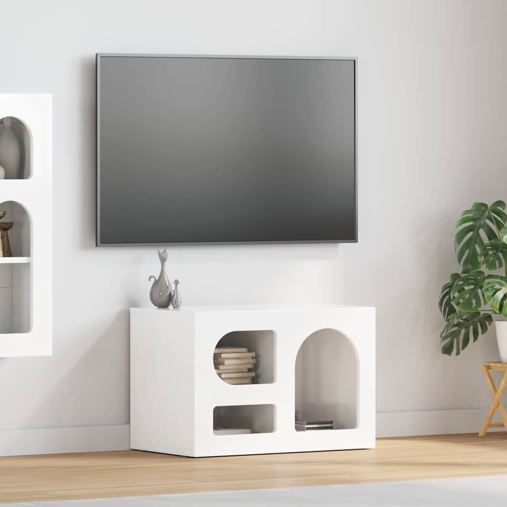 vidaXL TV Cabinet White 60 x 35 x 40 cm Engineered Wood