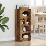 vidaXL Dressoir Wit 40 x 35 x 100,5 cm Bewerkt hout