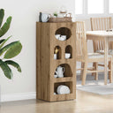 vidaXL Dressoir Wit 40 x 35 x 100,5 cm Bewerkt hout
