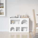vidaXL Dressoir Wit 80.5 x 35 x 59 cm Bewerkt hout