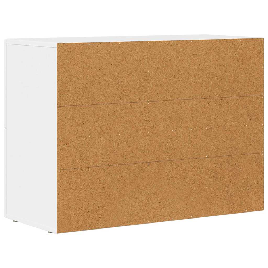 vidaXL Dressoir Wit 80.5 x 35 x 59 cm Bewerkt hout
