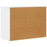 vidaXL Dressoir Wit 80.5 x 35 x 59 cm Bewerkt hout