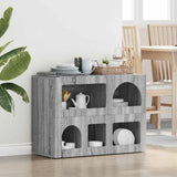 vidaXL Dressoir Wit 80.5 x 35 x 59 cm Bewerkt hout