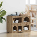 vidaXL Dressoir Wit 80.5 x 35 x 59 cm Bewerkt hout