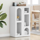 vidaXL Dressoir Wit 59 x 35 x 100,5 cm Bewerkt hout