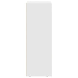vidaXL Dressoir Wit 59 x 35 x 100,5 cm Bewerkt hout