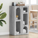 vidaXL Dressoir Wit 59 x 35 x 100,5 cm Bewerkt hout