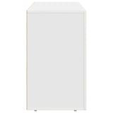 vidaXL Dressoir ELST Wit 100 x 35 x 59 cm Bewerkt hout
