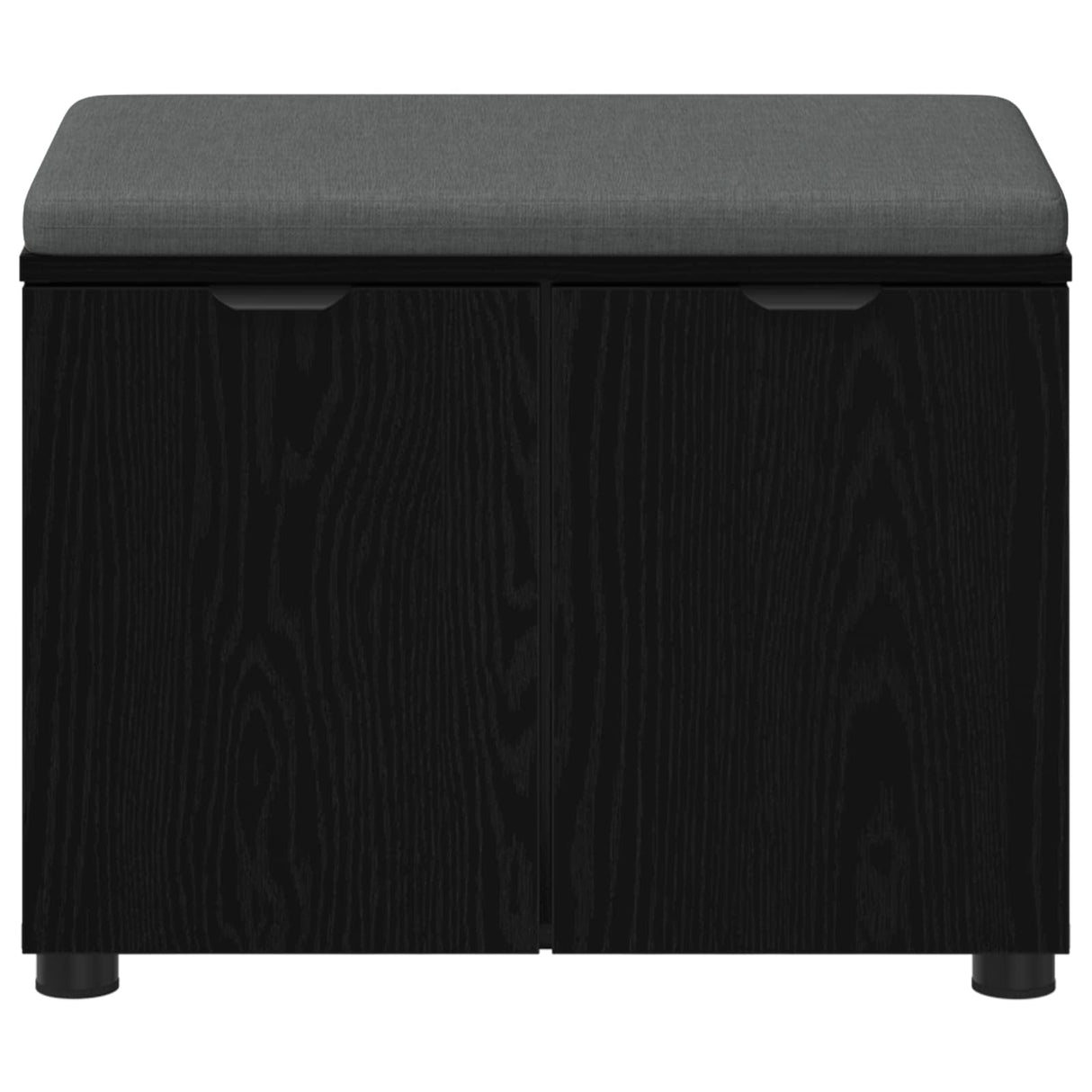 vidaXL Hallenbank Wit 60 x 38 x 46 cm Geengineerd Hout en Stof