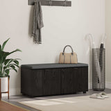 vidaXL Hallenbank Wit 60 x 38 x 46 cm Geengineerd Hout en Stof