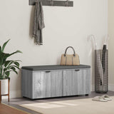 vidaXL Hallenbank Wit 60 x 38 x 46 cm Geengineerd Hout en Stof