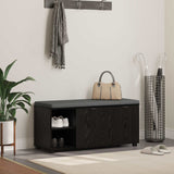 vidaXL Hallenbank Wit 60 x 38 x 46 cm Geengineerd Hout en Stof