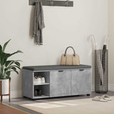 vidaXL Hallenbank Wit 60 x 38 x 46 cm Geengineerd Hout en Stof