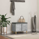 vidaXL Hallway Bench White 60 x 38 x 46 cm Engineered Wood and Fabric