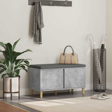 vidaXL Hallway Bench White 60 x 38 x 46 cm Engineered Wood and Fabric