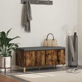 vidaXL Hallway Bench White 60 x 38 x 46 cm Engineered Wood and Fabric