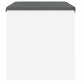 vidaXL Hallway Bench with Cushion White 63 x 38 x 40 cm