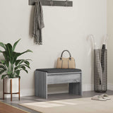 vidaXL Hallway Bench with Cushion White 63 x 38 x 40 cm