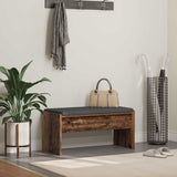 vidaXL Hallway Bench with Cushion White 63 x 38 x 40 cm