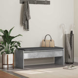 vidaXL Hallway Bench with Cushion White 63 x 38 x 40 cm