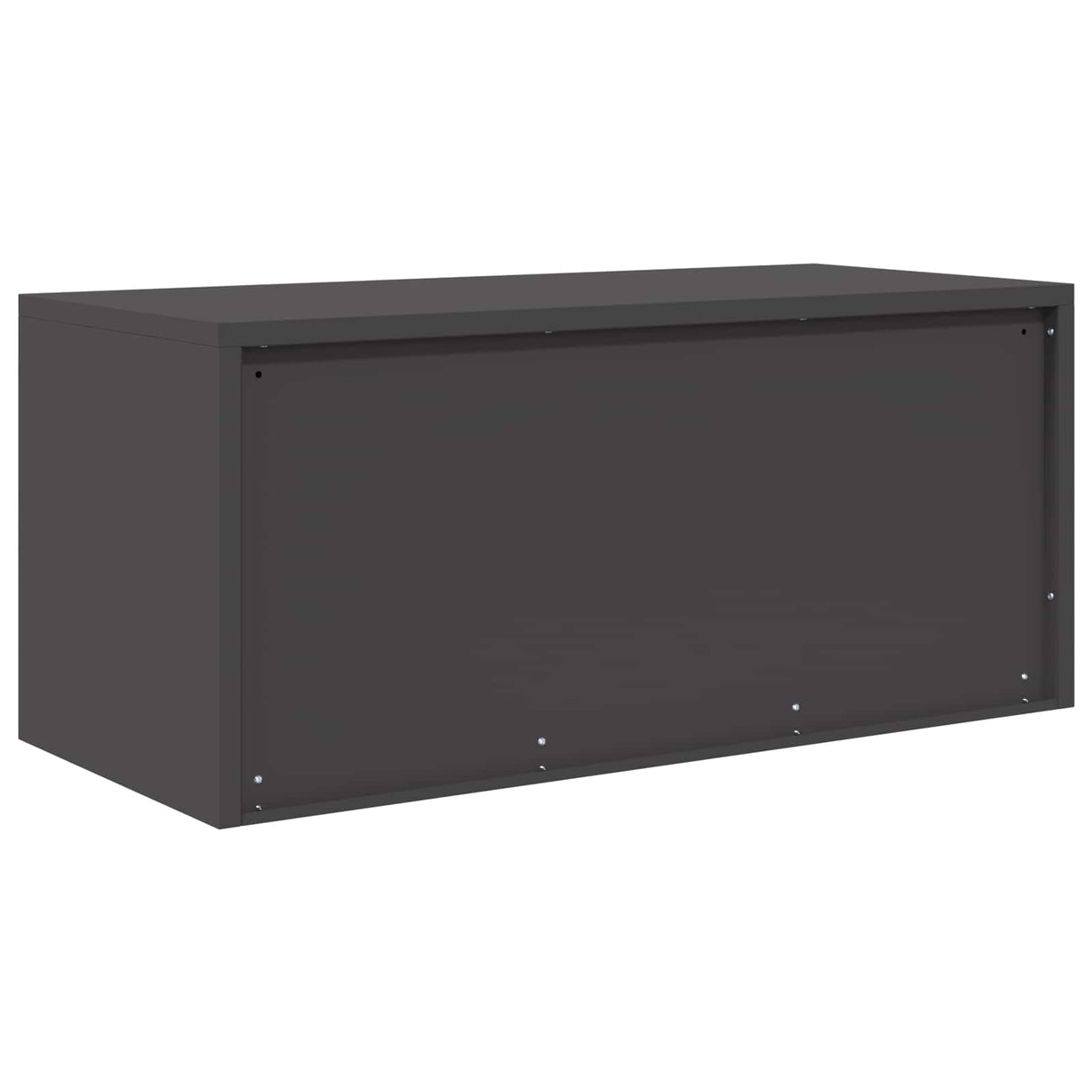 vidaXL Opbergkast Zwart 90 x 40 x 140 cm Staal