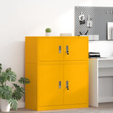 vidaXL Opbergkast Zwart 90 x 40 x 140 cm Staal