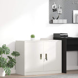 vidaXL Opbergkast Zwart 90 x 40 x 140 cm Staal